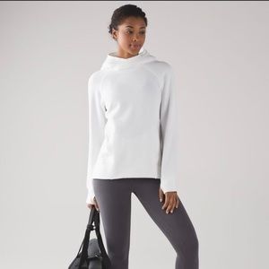White Lululemon hoodie